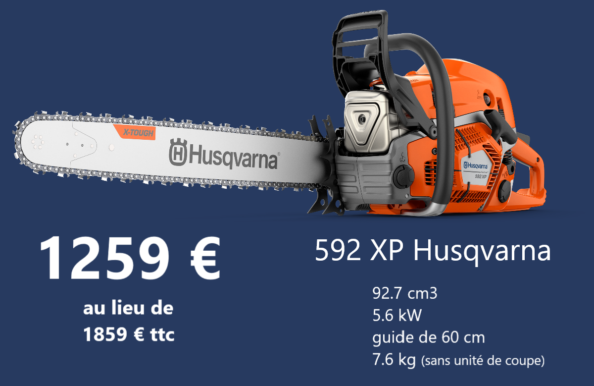 promotion tronçonneuse 592 XP Husqvarna